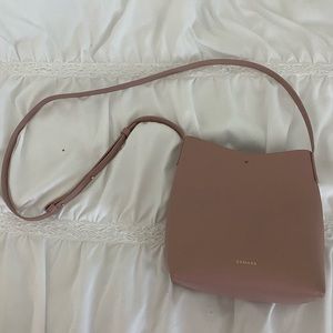 Samara Medium Pink Peony Vegan shoulder bag